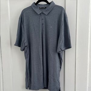Travis Mathew Slate Blue Polo Shirt